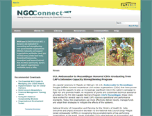 Tablet Screenshot of ngoconnect.net